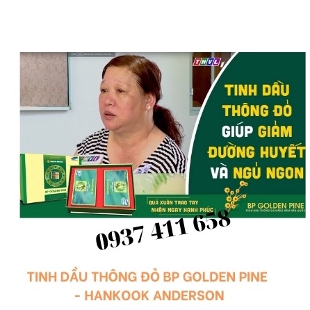 TINH DẦU THÔNG ĐỎ BP GOLDEN PINE - HANKOOK ANDERSON