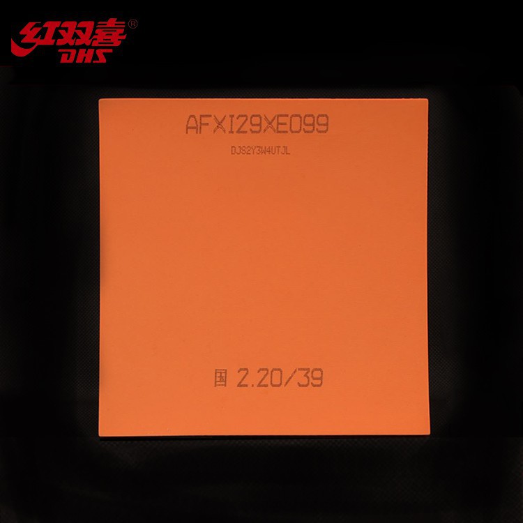 Mặt Vợt Tàu / Mặt Vợt Bóng Bàn H3 Pro Tuyển Tỉnh Lót Cam - Chính Hãng DHS