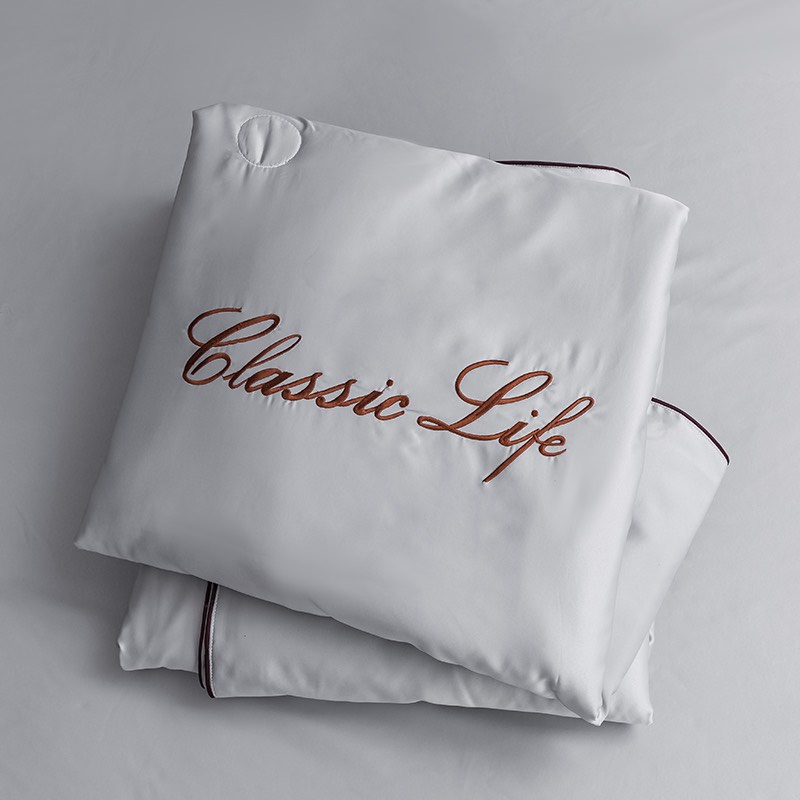 Chăn ga gối lụa CLASSIC LIFE cao cấp sang trọng, ga giường lụa mềm mịn thoáng mát chăn trần hè mát lạnh - Bông Decor