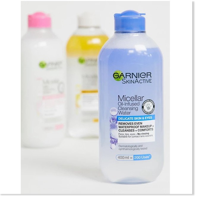 [Mã giảm giá mỹ phẩm UK chính hãng] Dầu tẩy trang Garnier Skin Active Oil Infused Micellar Cleansing Water (Bill Anh)