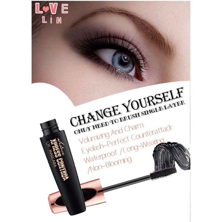 Mascara QIC 4D Chống Thấm Nước Chuốt Mi Dày Dài Và Cong Tự Nhiên