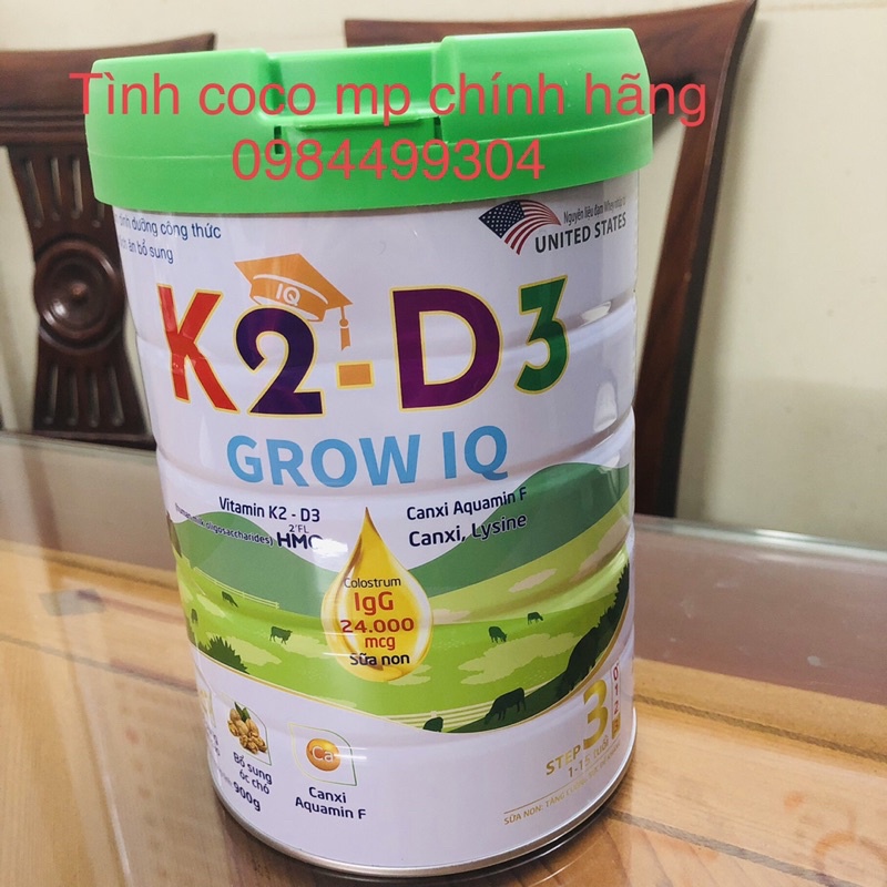 Sữa dinh dưỡng y dược  K2D3 phát triển chiều cao và trí não 900G