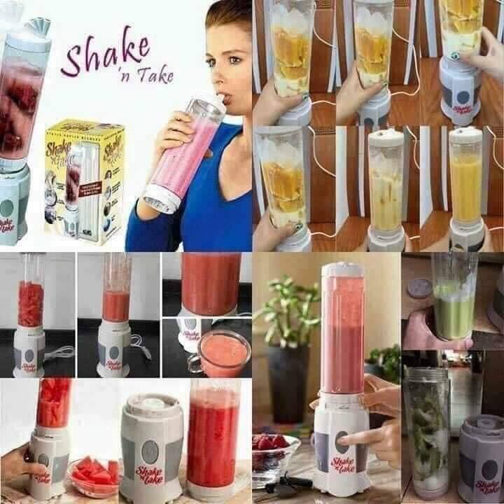 Máy xay sinh tố cầm tay Shake n take 3 loại 2 cối xay