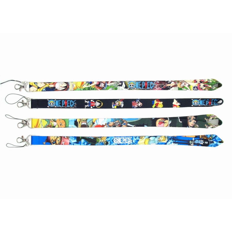 Dây Đeo Cổ In Họa Tiết Hoạt Hình One Piece Chống Rơi Cho Điện Thoại