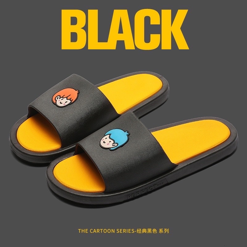 ( Chọn Tăng 2 Size ) Dép nữ quai ngang Boy Girl, dép cao su đúc nguyên khối cực mềm êm chân.