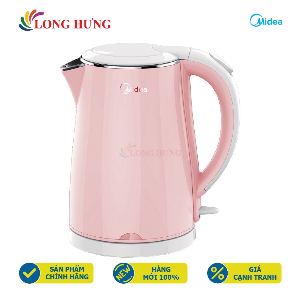 Bình đun siêu tốc Midea 1.5 lít MK-15DC - Hàng chính hãng