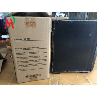 Case VSP V3-607 Gaming-Trong Suốt
