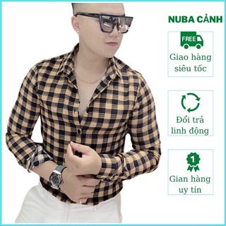 Áo sơ mi nam dài tay kẻ sọc chất vải lụa đẹp giá rẻ MT 42