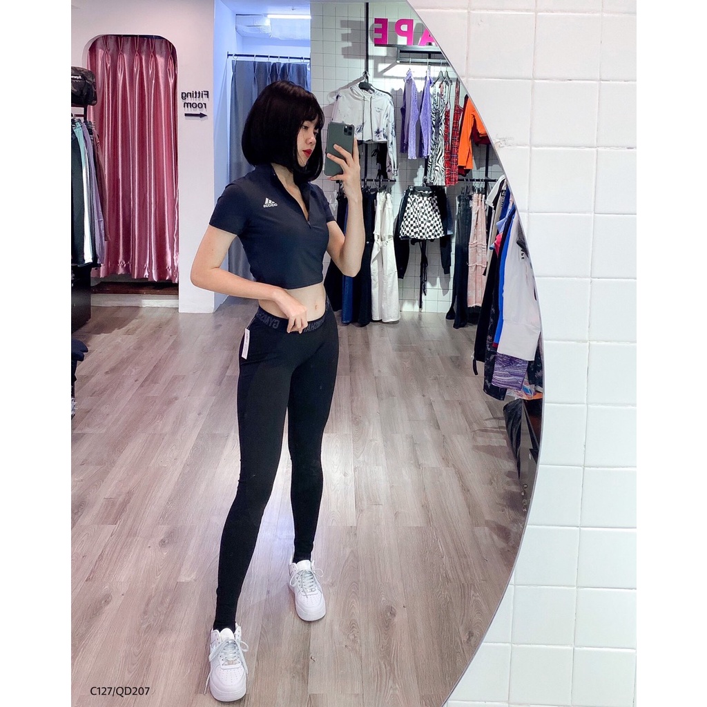 Quần legging tập gym nữ G.y.m.s.h.a.r.k basic [QD207]
