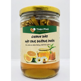 Chanh Đào Ngâm Mật Ong Đường Phèn [Thanh Nhiệt]