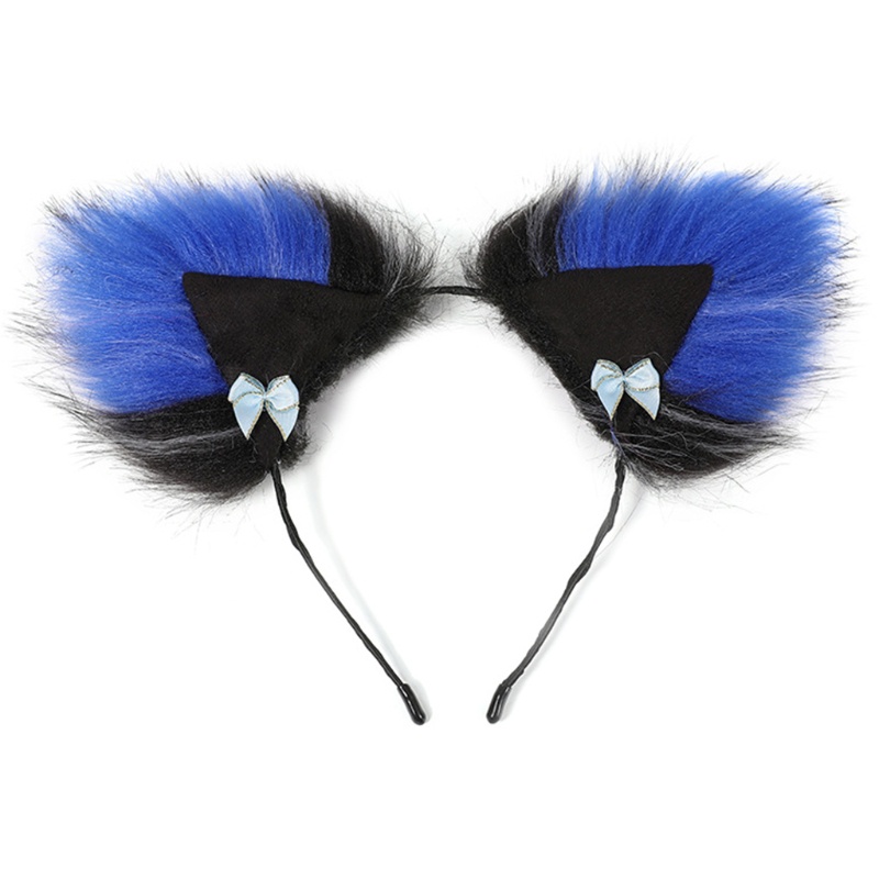 Cài Tóc Hình Tai Mèo Bằng Lông Nhung Dễ Thương Xinh Xắn