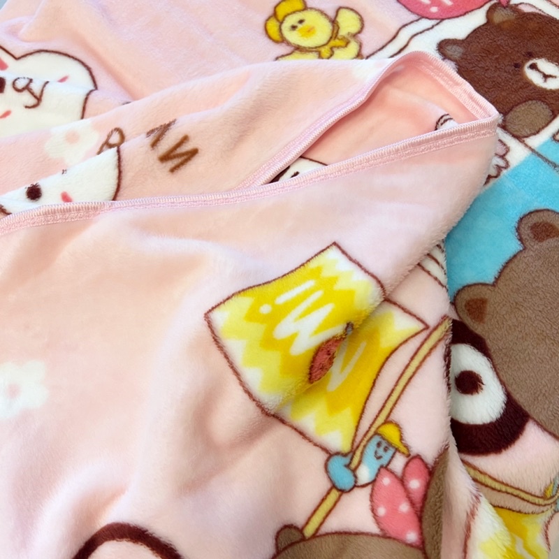 Mền nhung hồng siêu đáng yêu