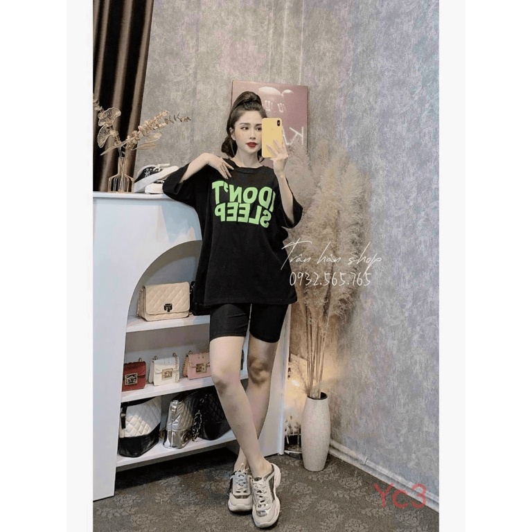 SÉT ĐỒ BỘ LỬNG NỮ CHẤT DA CÁ CO GIÃN DONT SLEEP CỰC HOT