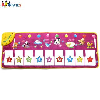 Children’s Kids Music Game Carpet Flash Piano Mat Piano Pad Pedal Dance Blanket Toy Gift