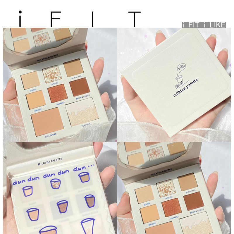 (Hàng Mới Về) Bảng Phấn Mắt Dikalu Tông Lì Và Ngọc Trai Trang Điểm Làm Đẹp | BigBuy360 - bigbuy360.vn