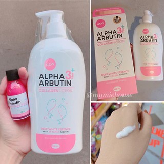 Sữa Dưỡng Trắng Da Alpha Arbutin Collagen Collagen Lotion 3+ Plus 500ml