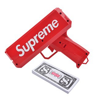 SÚNG BẮN TIỀN Supreme Full Box Tặng Kèm 100 Tờ Tiền Dolar