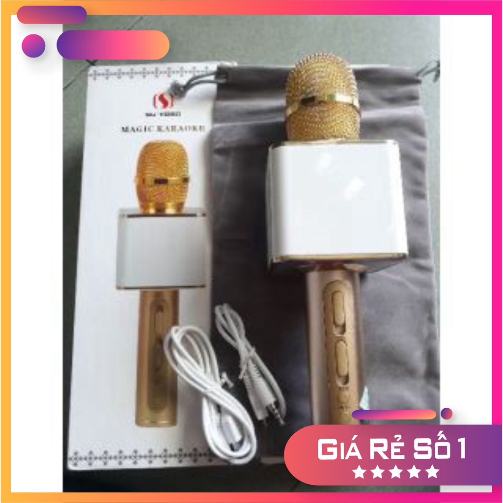 (giá siêu rẻ) Mic Hát Karaoke Bluetooth YS-11 Hàng Chuẩn Hút Âm Tốt, Âm Trong Veo