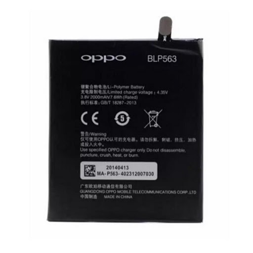 Pin Oppo Find 5 Mini, R827, R827T, R850 BLP563 2000mAh zin chính hãng + Tặng Keo Dán Pin-FREESHIP