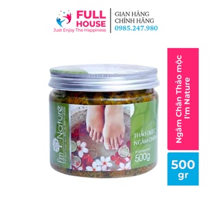 Ngâm Chân Thảo mộc I'm Nature - Giảm Đau Nhức Sưng Phù Chân Giúp Ngủ Ngon - Hũ 500Gr