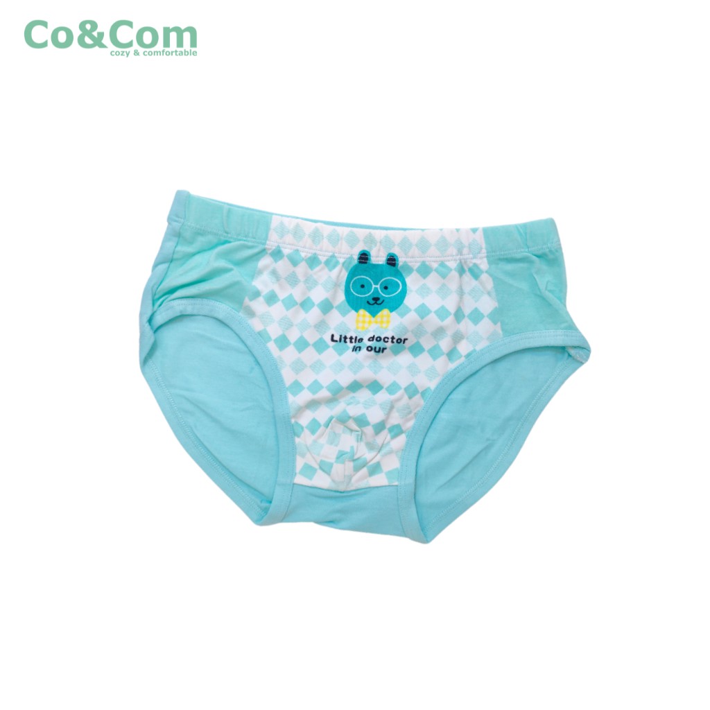 Quần Lót Bé Trai 15-35 Kg Dáng Vát Cao Cấp Co&amp;Com BOY0516 Chất Cotton Mềm Mịn Co Giãn Kháng Khuẩn