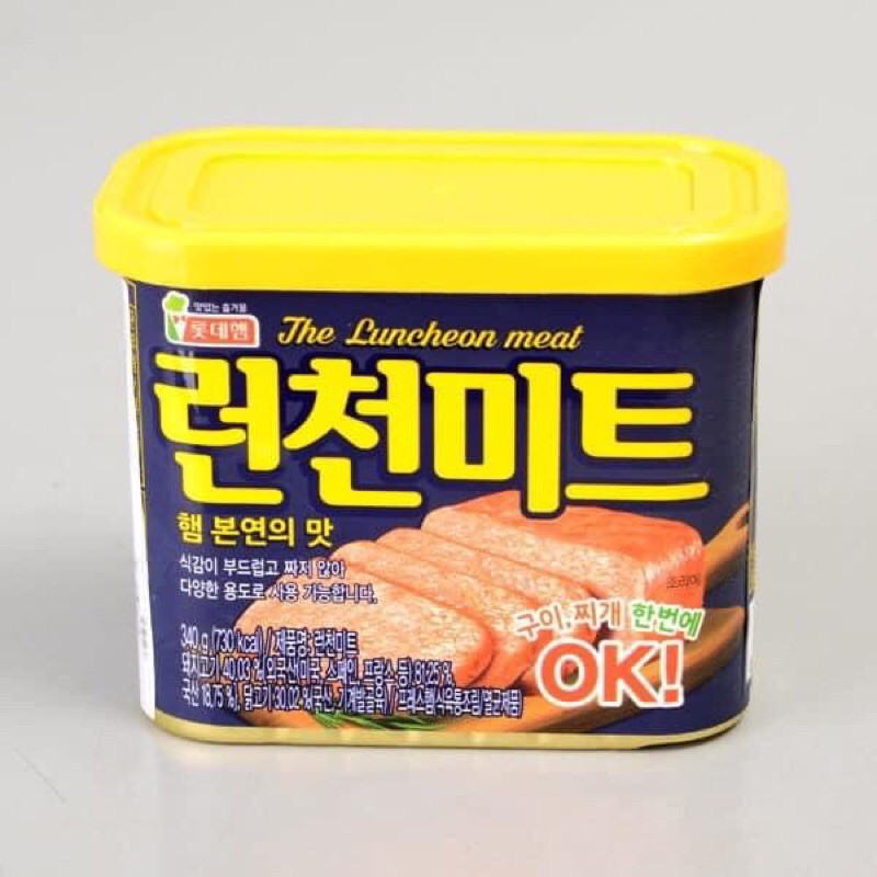 THỊT HỘP SPAM LOTTE OK / DONGWON HÀN QUỐC 340g