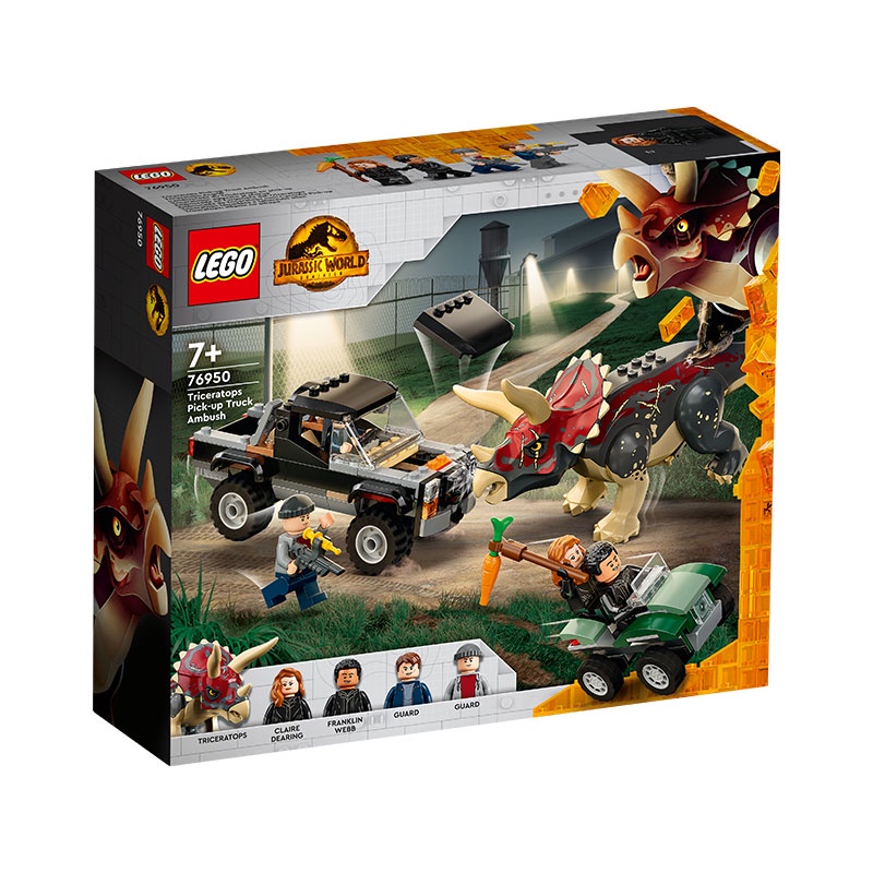 Đồ Chơi LEGO Cuộc Chạm Trán Với Khủng Long Triceratops 76950 (210 chi tiết)