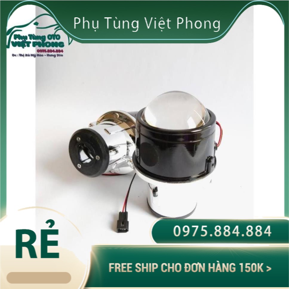 Đèn Bi 2.5 inch - 2 chế độ Pha/Cos dùng để độ đèn gầm hoặc đèn pha