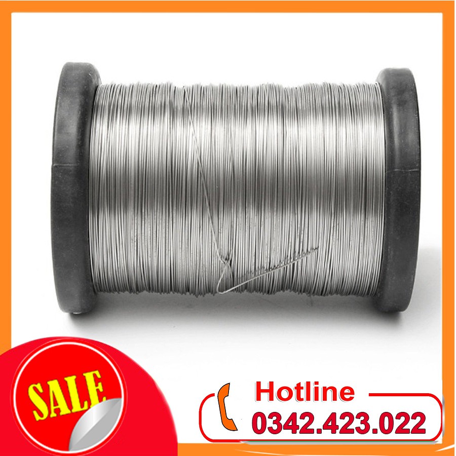 Cuộn Dây Thép Căng Cầu Ong Không Gỉ - Cuộn 500g
