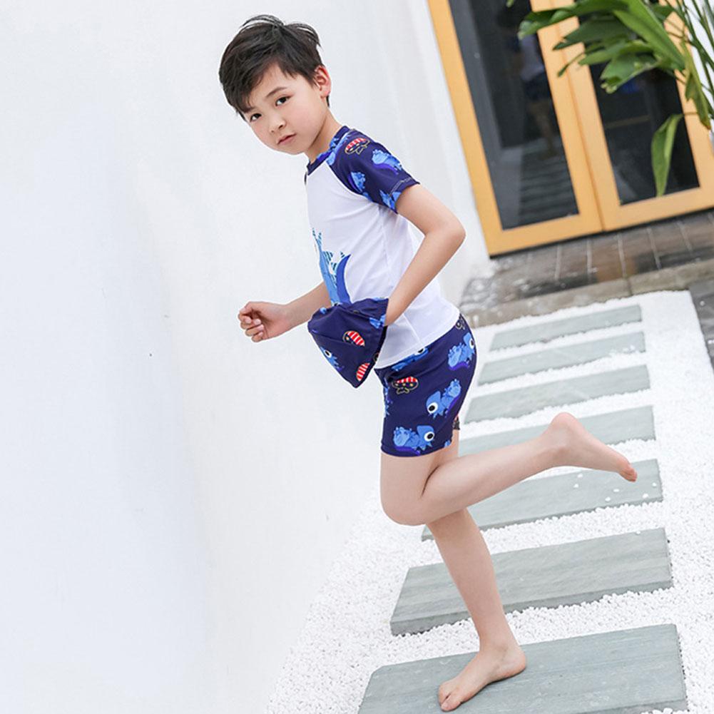 Bộ đồ bơi khủng long dành cho bé trai CLEACCO cao từ 85cm đến 125cm chất vải polyeste BORO SPORT