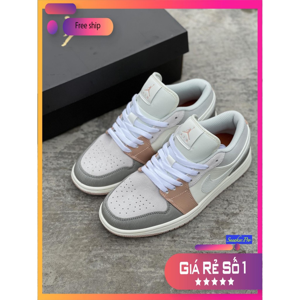 (FULL BOX + QUÀ TẶNG) Giày thể thao Jordan 1 Low Milan cổ thấp siêu đẹp dành cho nam và nữ, hoặc dây giày JD1 random màu | WebRaoVat - webraovat.net.vn