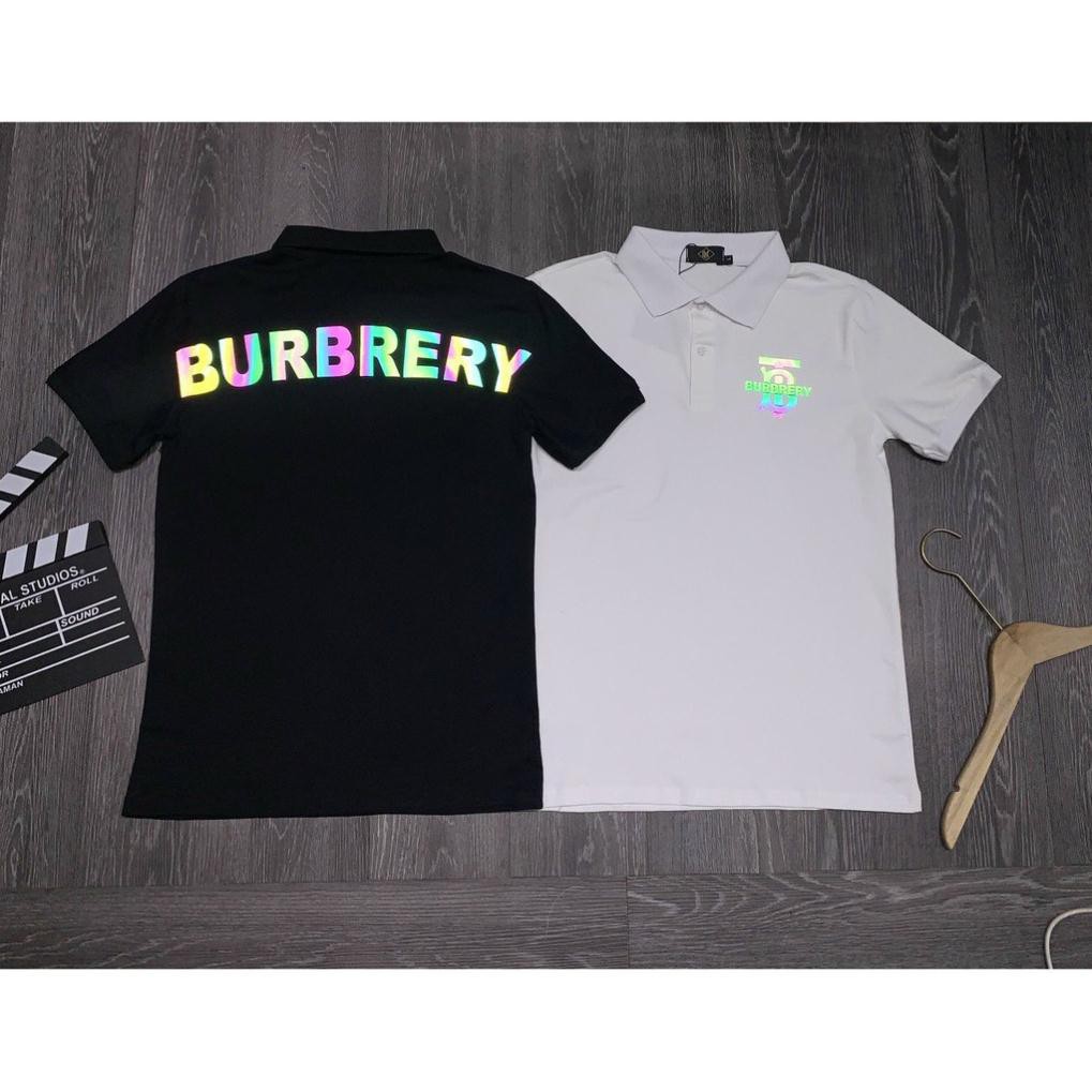 ÁO THUN NHŨ BẠCUNISEX IN CHỮ BURBERRY Áo phông cotton chất đẹp mát, áo unisex, áo phông trắng đen | BigBuy360 - bigbuy360.vn