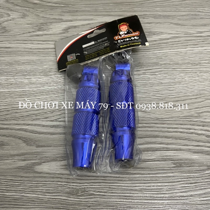 Gù chống đổ xe máy sau nhôm CNC cao cấp