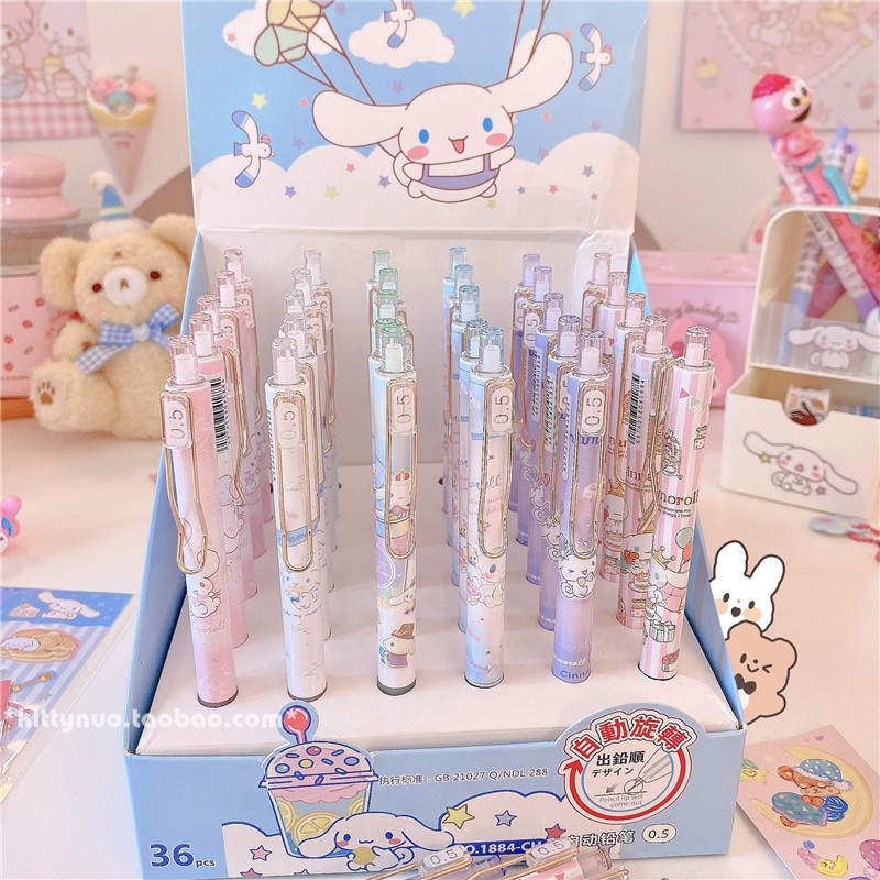 Bút chì bấm hình tai chó dễ thương cho học sinh tiểu học/ văn phòng