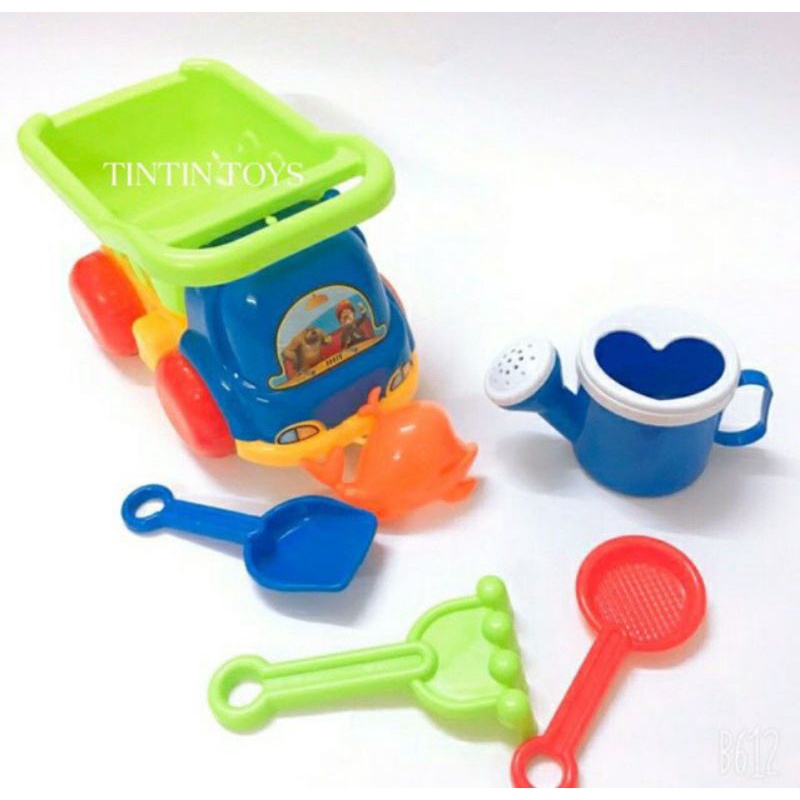 Xe đồ chơi xúc cát đi biển đáng yêu cho bé