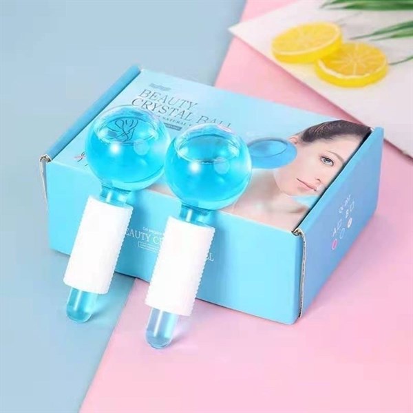 Crystal ball - Thanh Lăn Đá Lạnh Massage Mặt Giảm Bọng Mắt Và Thu Nhỏ Lỗ Chân Lông - Quả Cầu Lạnh Mát Xa