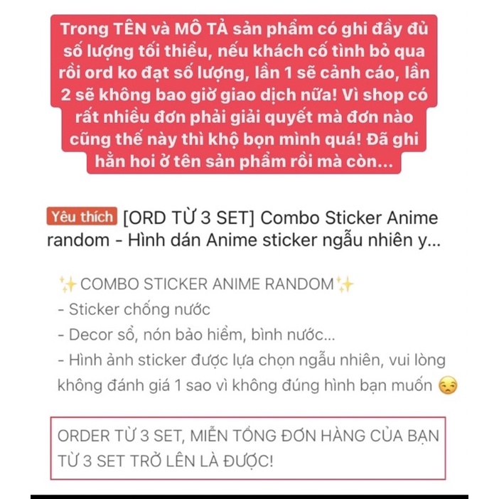 Combo Sticker Anime random - Hình dán Anime sticker ngẫu nhiên yaoi manga Attack on Titan Spy X Family
