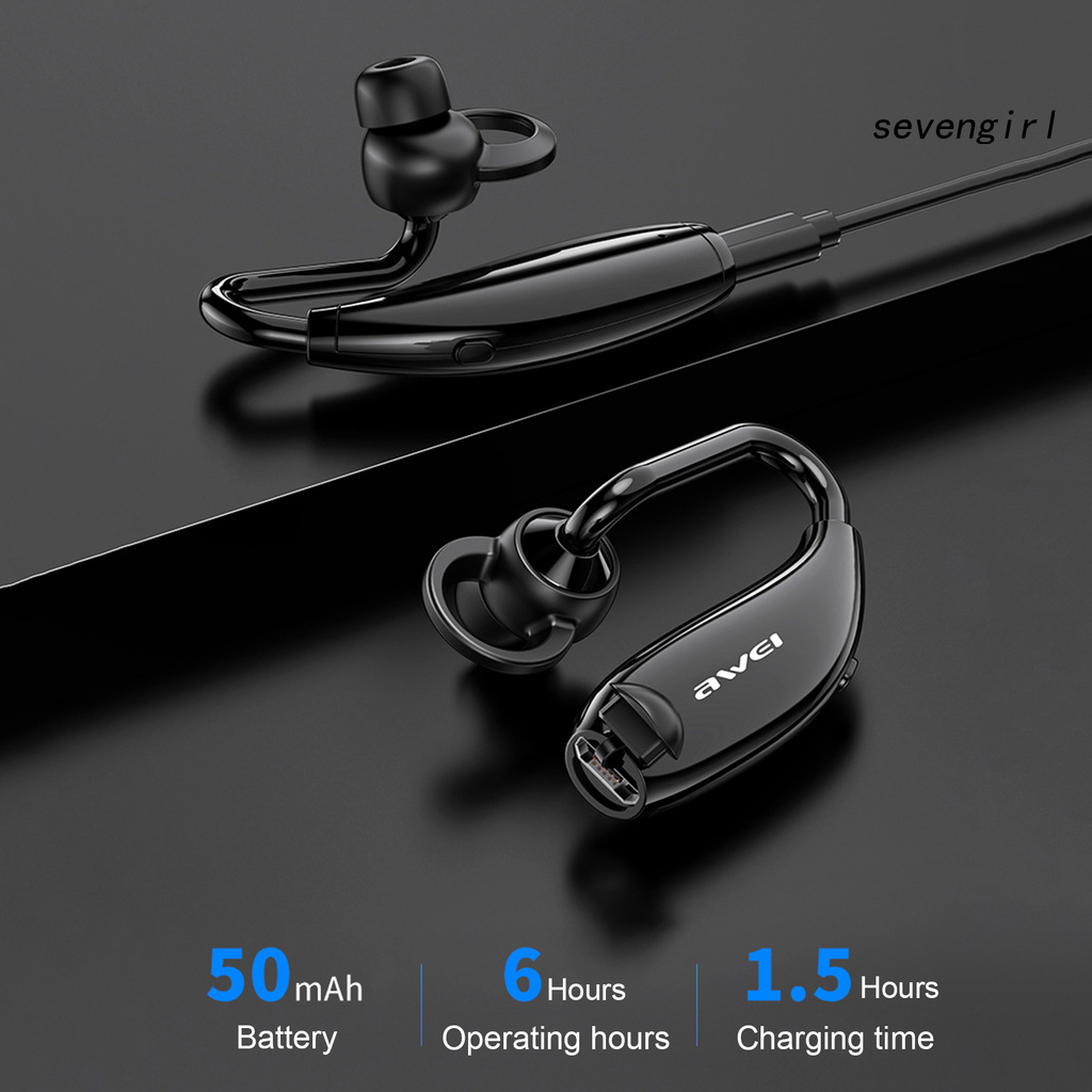 Tai Nghe Bluetooth 5.0 Không Dây Sev-Awei N5 Kèm Phụ Kiện