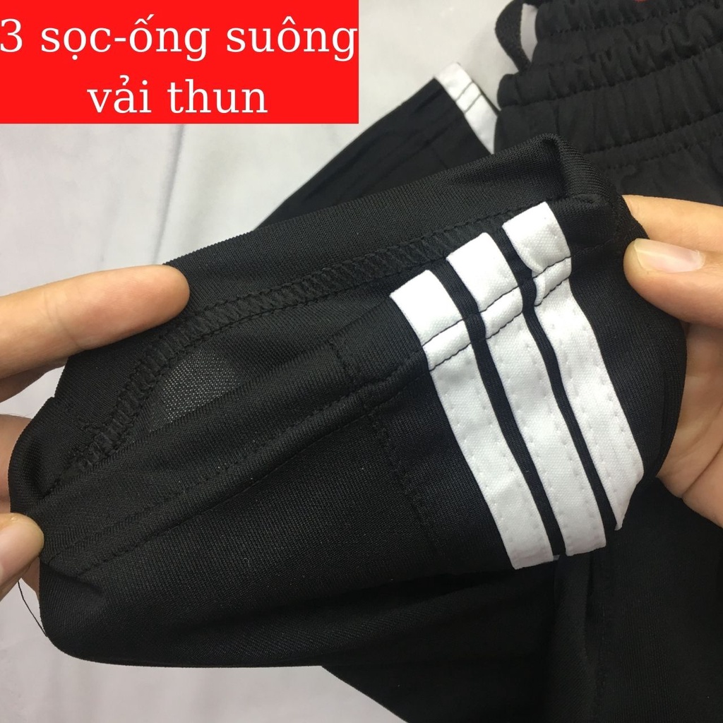 Quần thể thao nam dài 3 sọc, quần jogger nỉ cao cấp đẹp