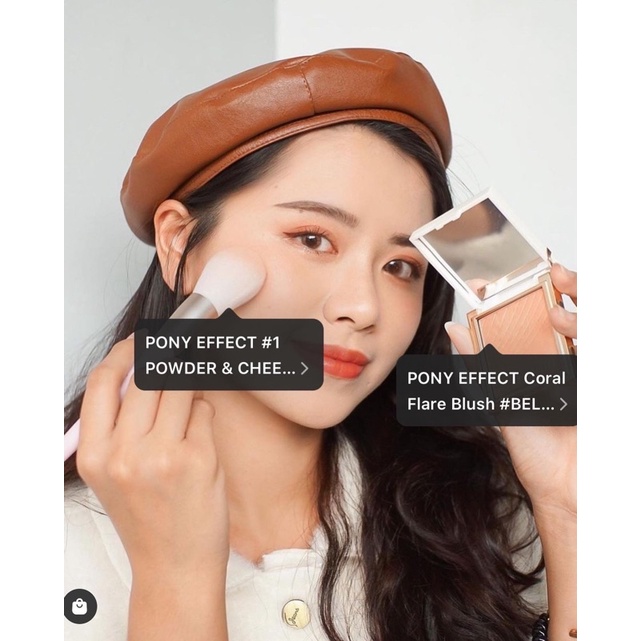 Cọ phấn phủ &amp; má hồng Pony Effect Pro Touch Powder &amp; Cheek