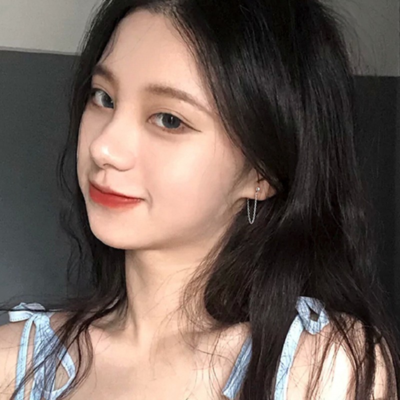 Khuyên tai dây xích Retro cá tính