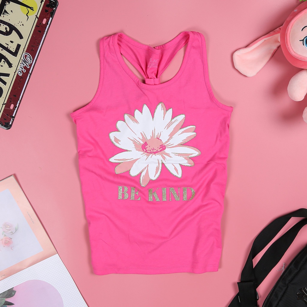 Áo thun cộc tay bé gái Place size đai hàng vnxk