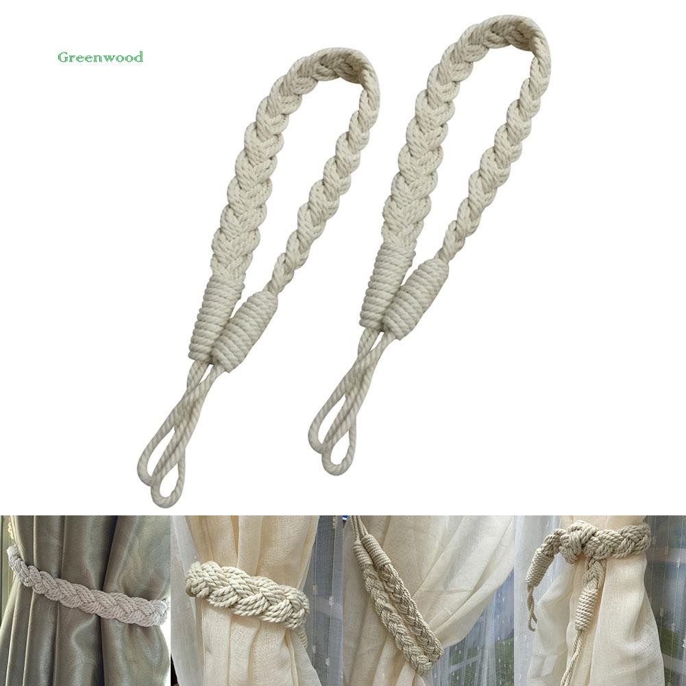 Set 2 dây buộc rèm cửa dạng dây thừng bện