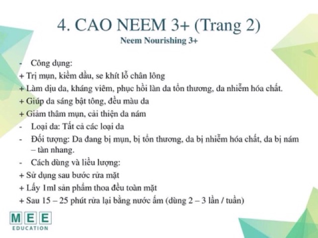 Cao Neem 🌱🌱🌱