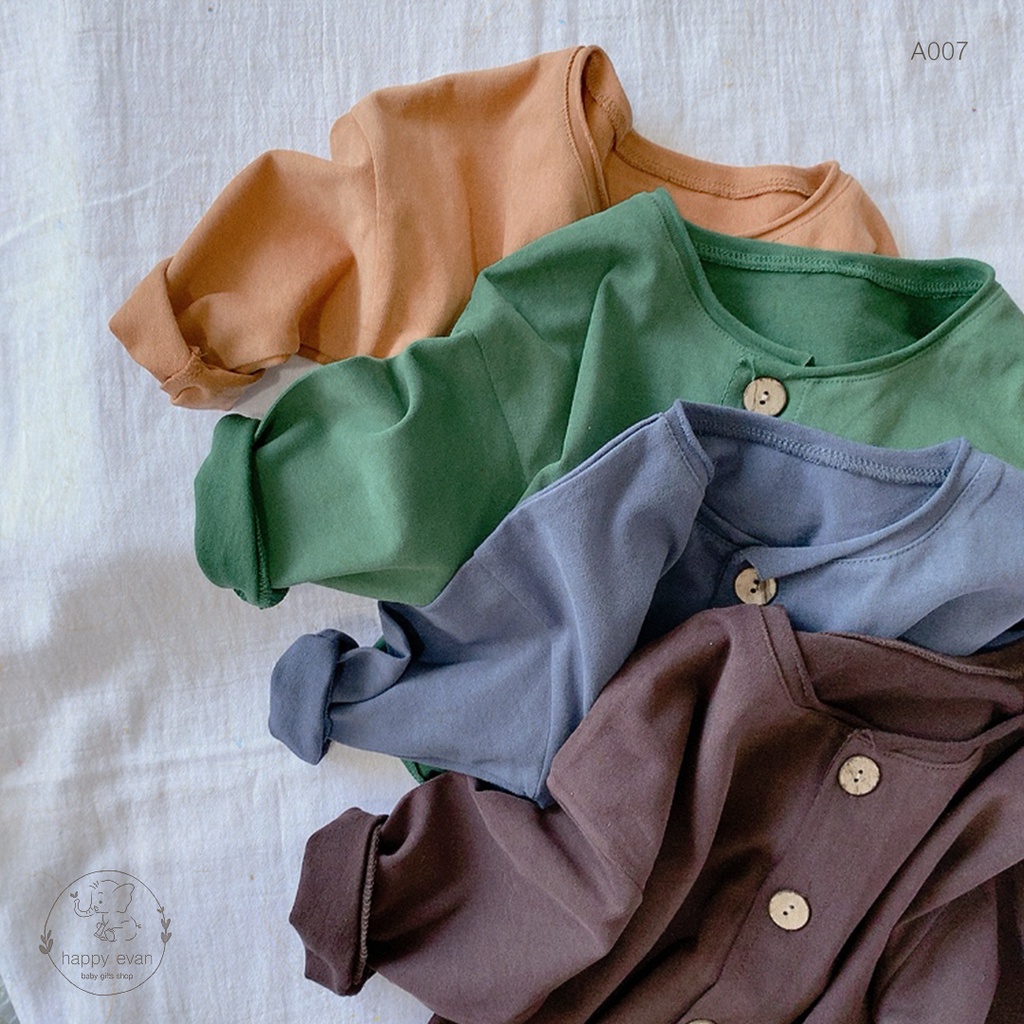 [Hình thật] [Freeship] Chiếc áo mùa thu, có thể mặc dạng khoác, chất liệu 95% Cotton siêu mềm mại, 4 màu xuất sắc.
