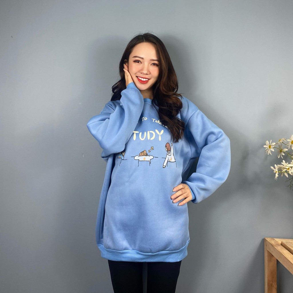 [Mã FAMAYWA2 giảm 10K đơn 50K] Áo nỉ hoodie không mũ