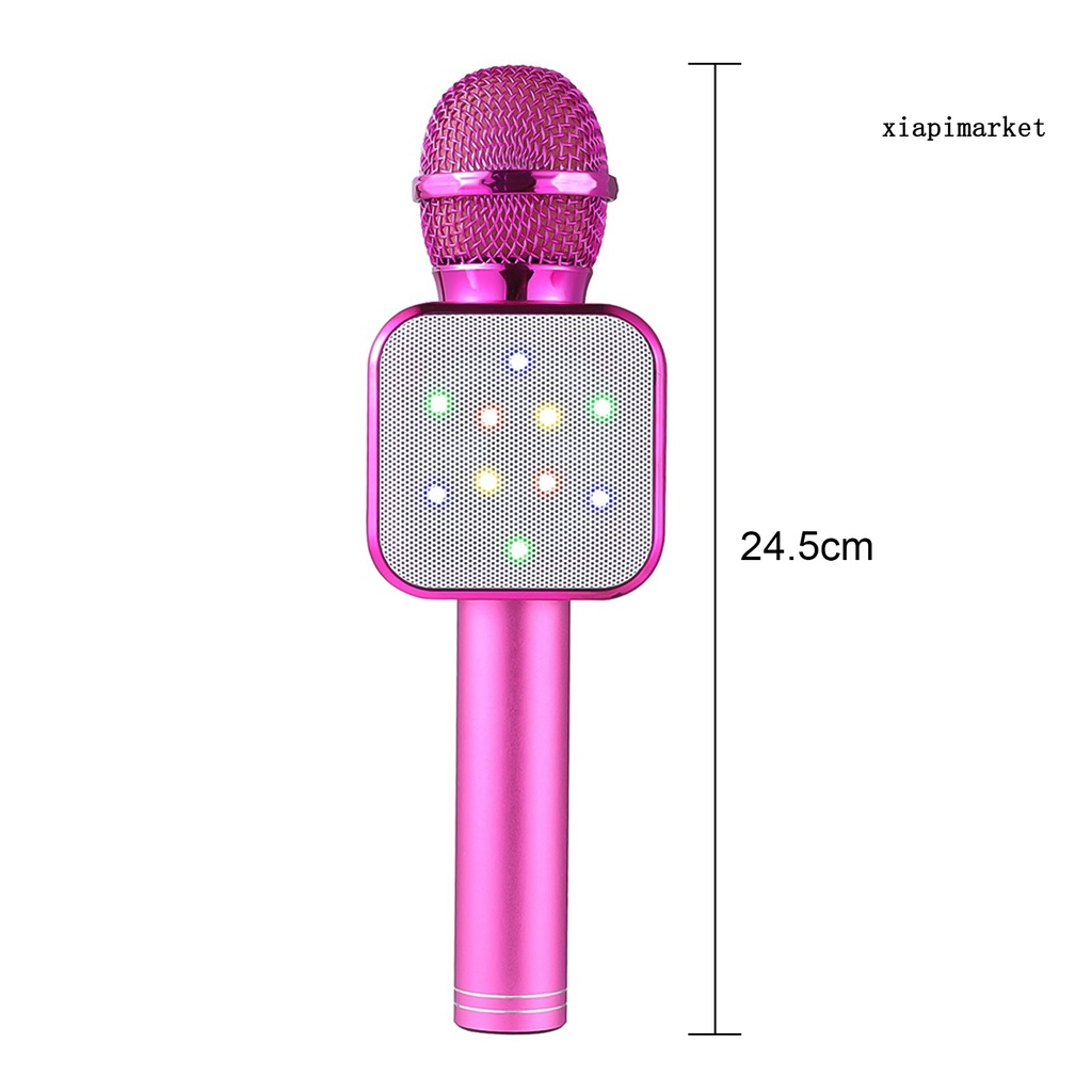 Micro Cầm Tay Không Dây Bluetooth Có Đèn Led Kèm Phụ Kiện