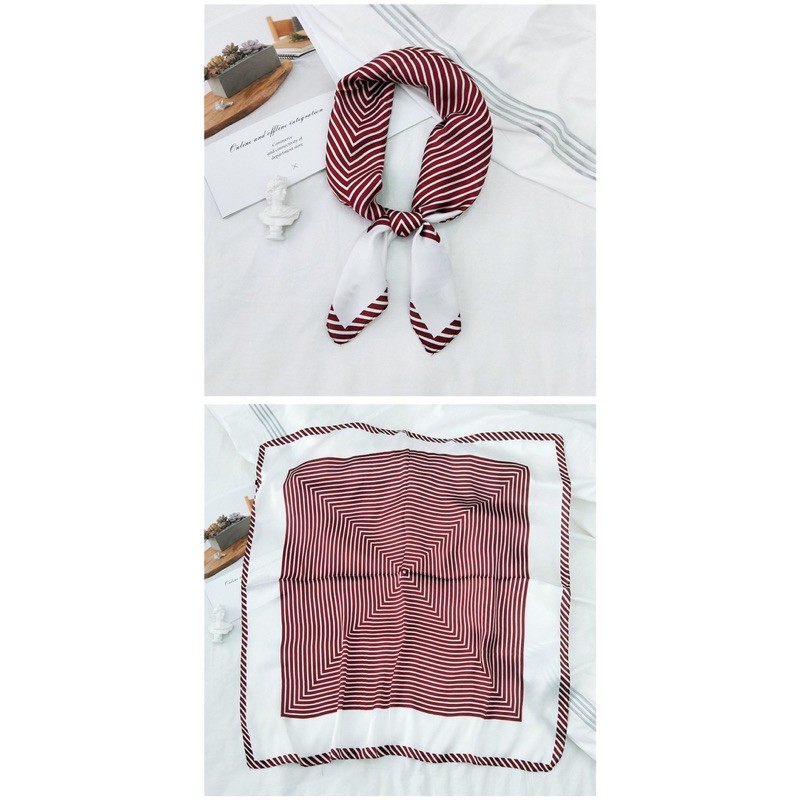 [HOT] Khăn lụa vuông họa tiết da báo cho quý cô sành điệu (70x70cm)