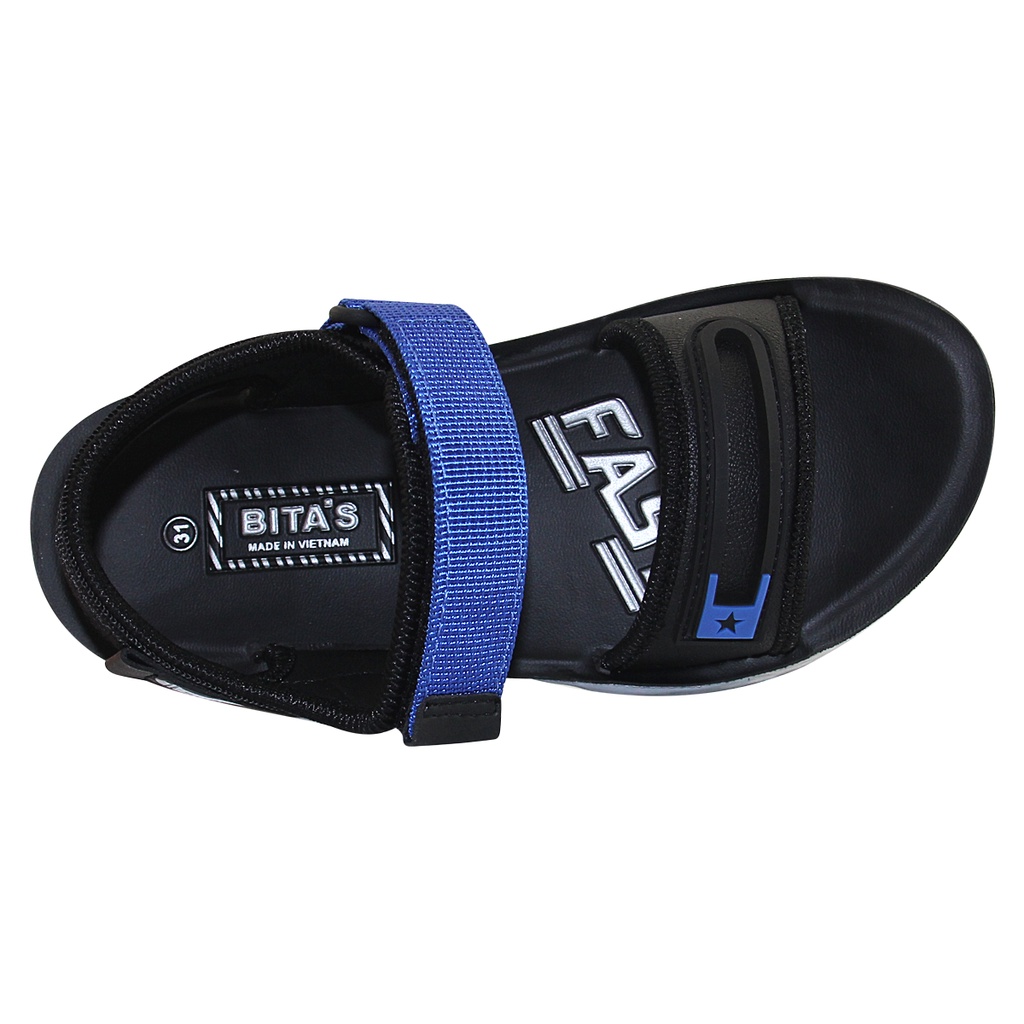 Sandal đế bằng bé trai Bita's SEN.57 (Đỏ + Xám + Xanh dương)