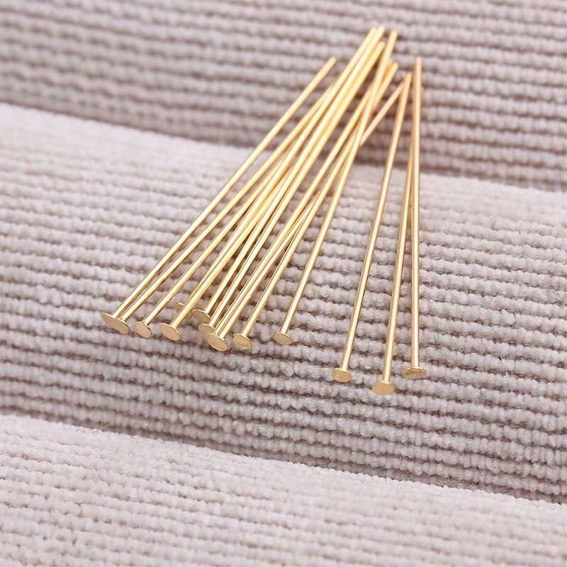 Đinh treo hạt mũ bẹt nhiều size làm handmade, DIY